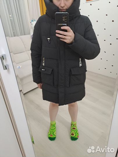 Пуховик зимний женский