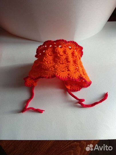 Пинетки и чепчик