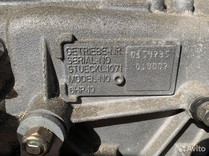 АКПП bmw e60 GA6HP-19Z из Японии пробег 66т