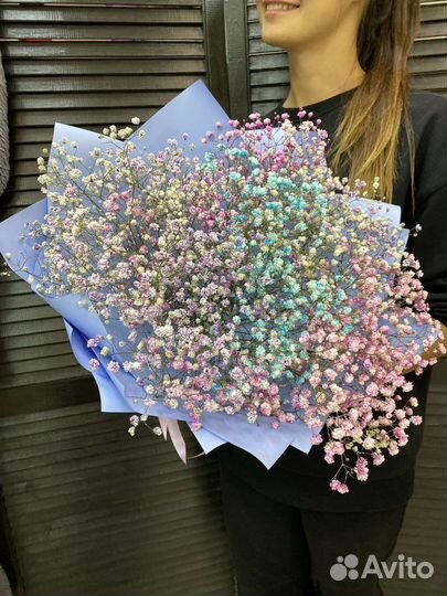 Букет из гипсофилы Доставка Цветы гипса №12