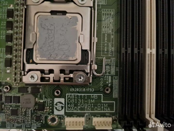 Под ремонт s1366 Мат плата для hp proliant dl320g6