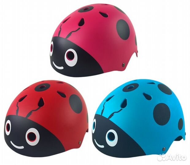 Детский шлем защитный регулируемый по голове