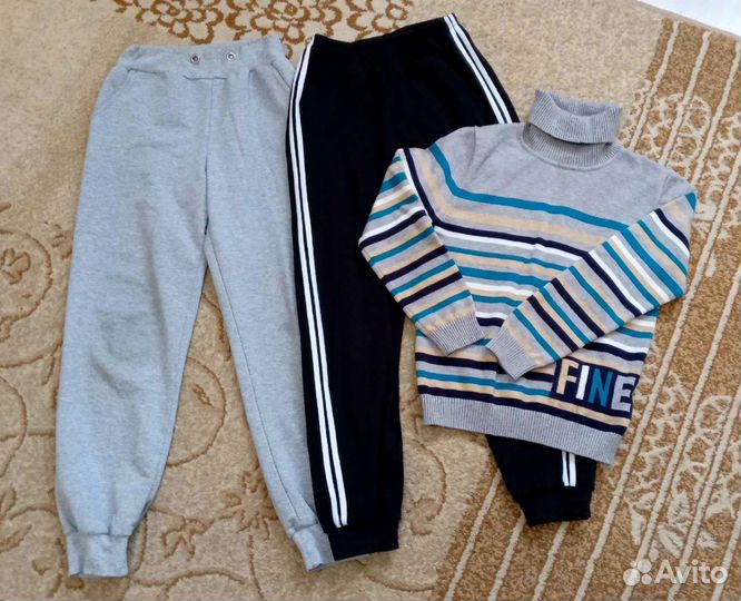 Вещи (много) пакетом для мальчика 140-146