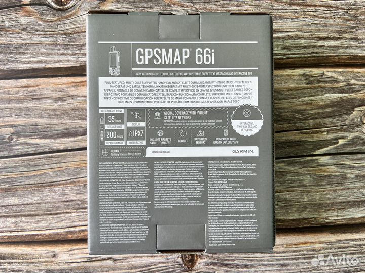 Туристический навигатор Garmin gpsmap 66i (Новый)