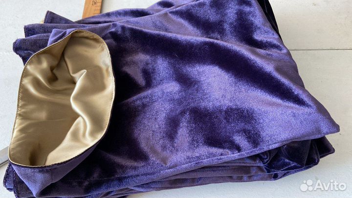 Мешочек бархатный пурпурный для упаковки подарка н