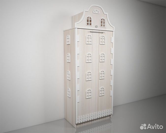 Подъемная откидная шкаф кровать домик детская Б-40