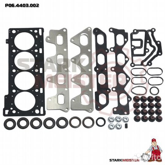 Renault Duster набор прокладок двигателя верхний 2