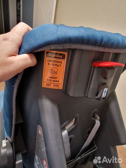 Автолюлька inglesina от 0 до13кг,с базой изофикс