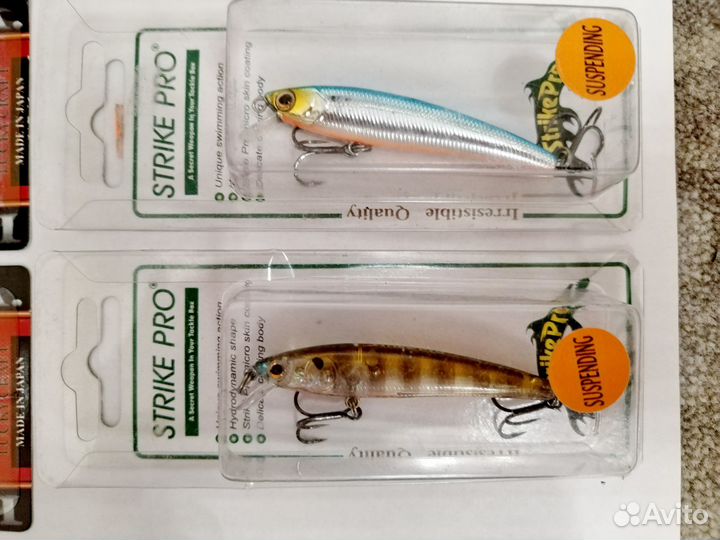 Воблеры Rapala Jackall Lucky Craft Tsuribito