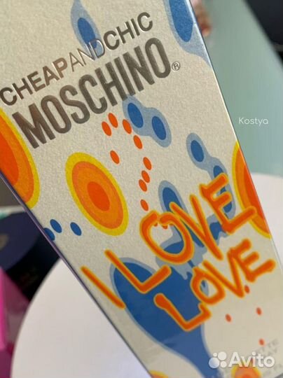 Moschino i love love духи женские