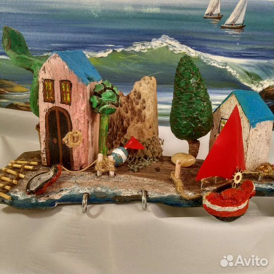 Дрифтвуд ключница.Итальянские домики