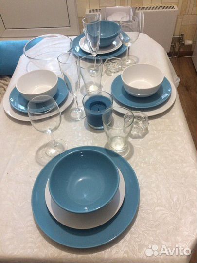 Набор посуды икеа икея IKEA fargrik фэргрик