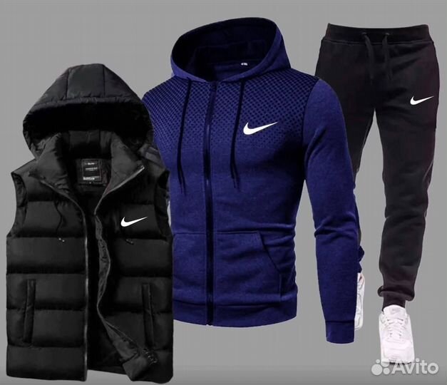 Спортивный костюм Nike+жилет