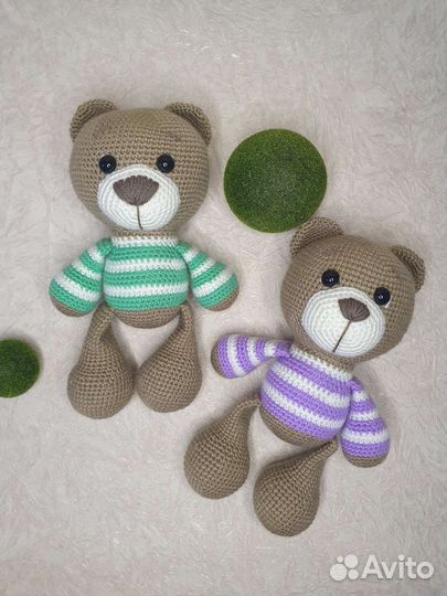 Игрушки мишки амигуруми