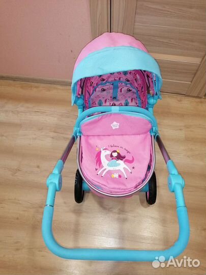 Коляска для кукол 2 в 1 demi star