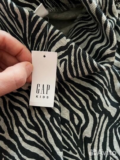 Водолазка GAP (ориг) детская, рисунок зебра новая