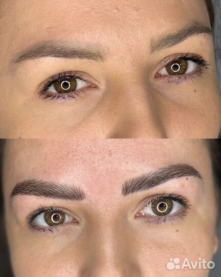 Брови в волосковой аппаратной технике