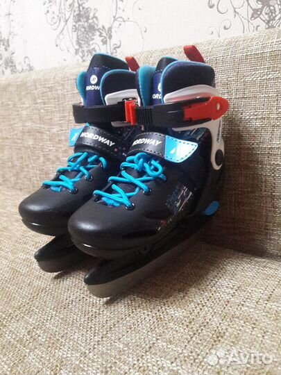 Коньки раздвижные nordway (р. 27-30)
