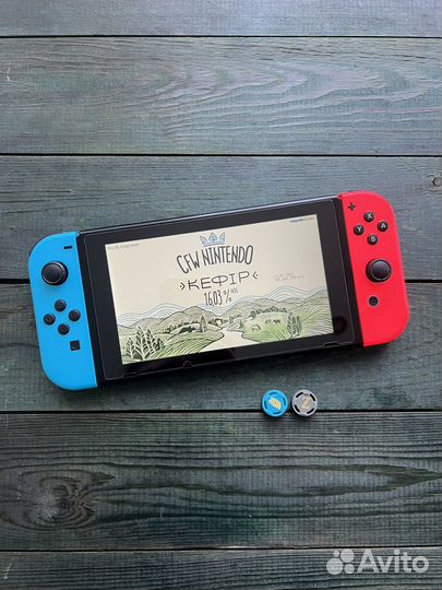 Nintendo Switch rev2 прошитая чип