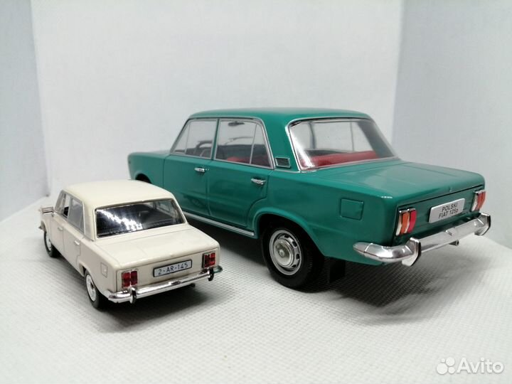 Модель fiat-125P в масштабе 1:24