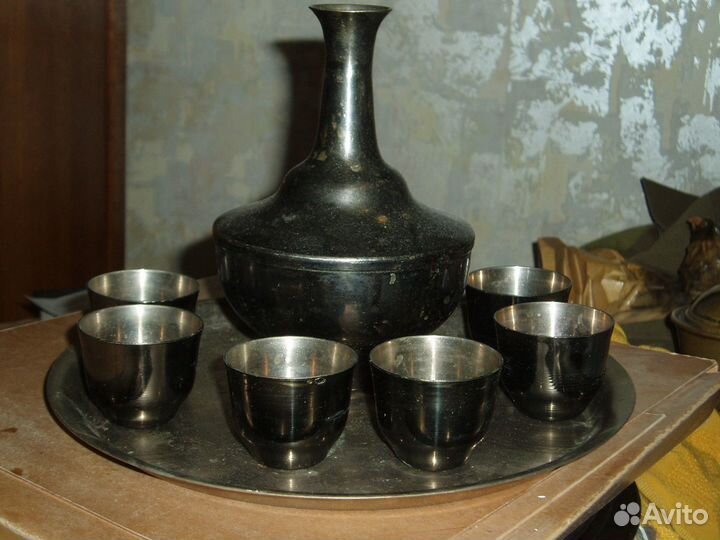 Кофейно-чайный набор и Графин с рюмками