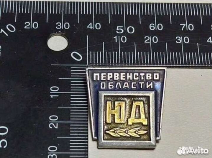 Значок юд Первенство области СССР