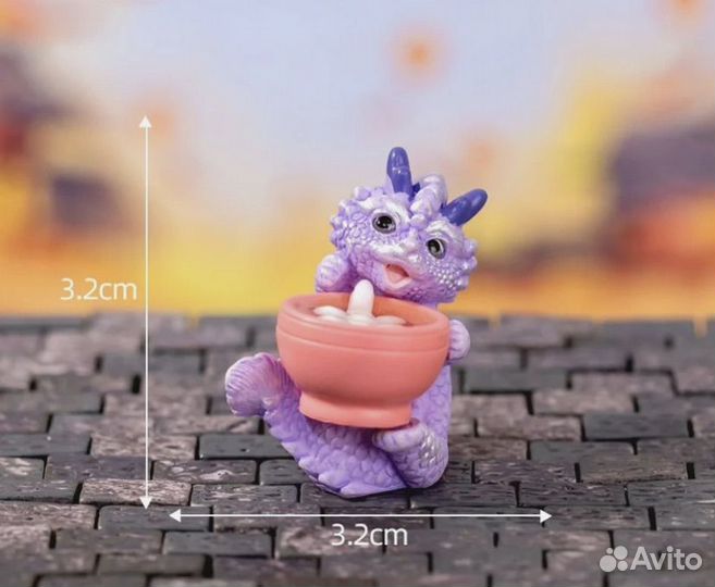 Дракончик фигурка к новому году