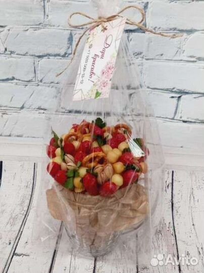 Мужской букет. Съедобный букет