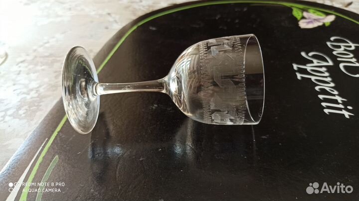 Старинные рюмки. Пантография. Мальцов. 6 шт