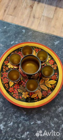 Наборы хохлома посуда