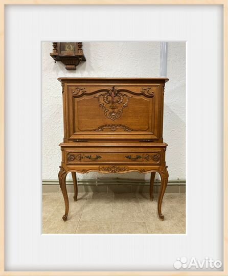 Шкаф, бар, винтаж, антиквариат, массив, Европа 60