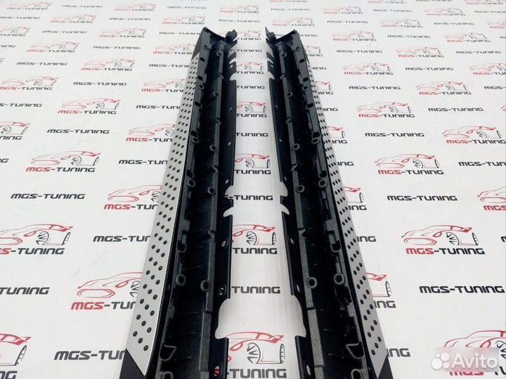 Силовые пороги BMW X5 E70 подножки бмв е70 икс 5