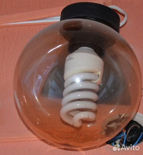 Светильник, шар большой подходит для улицы