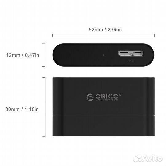 Адаптер Orico для HDD/SSD 2,5