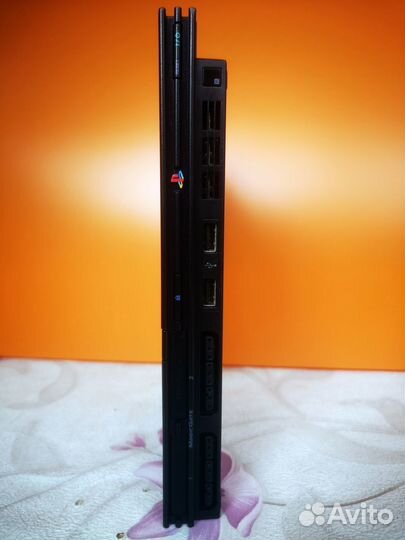 PlayStation 2 Slim Прошитая + 30 игр на флешке