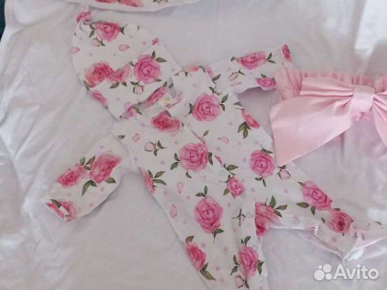 Конверт на выписку для девочки лето