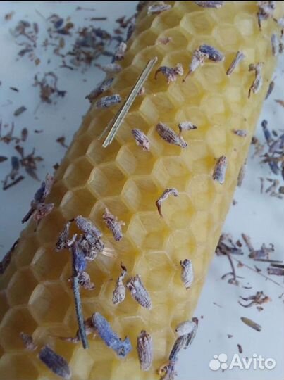 Набор свечей из медовой вощины