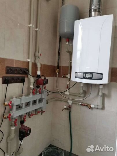 Монтаж систем отопления. Сантехнические работы