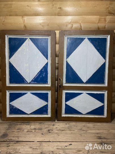 Пара Филенок Ромб Деревянные Резные