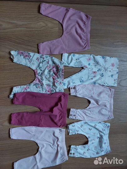 Вещи на девочку от 0 до 9 Reserved,H&M пакетом