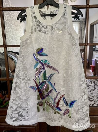 Платье летнее с вышивкой