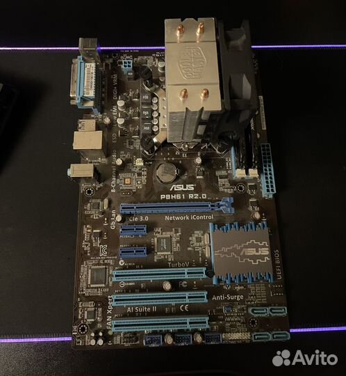 Комплект i7 3770 + asus P8H61 R2.0 + 16 GB