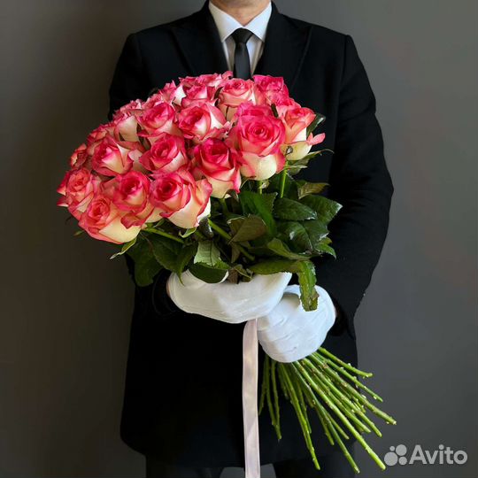 Букет из 21 розы доставка круглосуточно