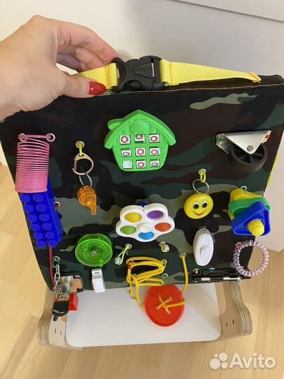 Мягкий бизиборд дорожный bizi - kids