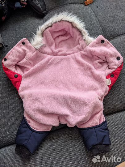 Зимний комбинезон для маленькой собаки