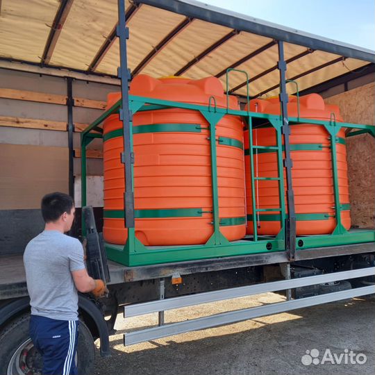 Емкости для перевозки воды, жку в кассете 5000 лит