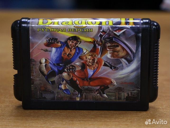 Картридж 16 бит double dragon 2 (без коробки) Сега