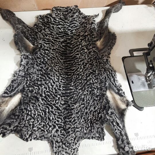 Шапака папаха ушанка из каракуля антика