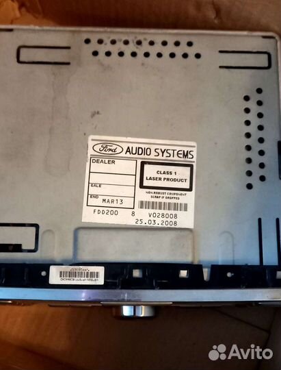 Магнитола оригинальная ford focus