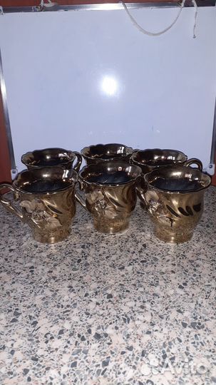 6 чайных чашек